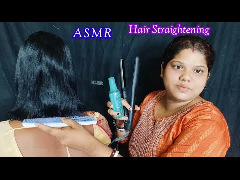 ASMR~ Doing My Elder Brother Hair Straight for Weeding Party (Tingles) @asmrsangi7044  👧 🌹🪮💈