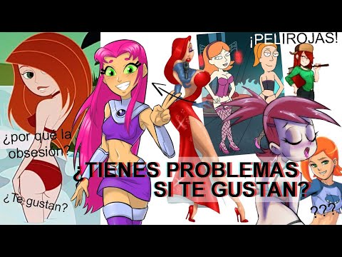 PSICÓLOGO EXPLICA TU FIJACIÓN POR LAS PELIRROJAS EN LAS CARICATURAS | "Gingers" Cartoons | Ness