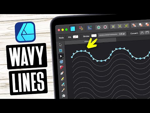 Draw Symmetrical Wavy Lines In Affinity Designer