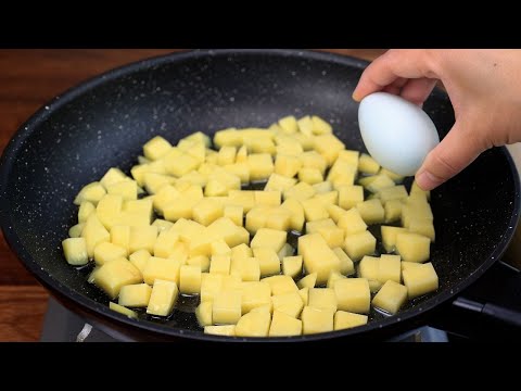 2 Potatoes and eggs! Better than pizza 🍕Quick Potato and Egg Breakfast Recipe