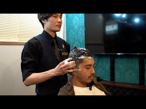 Ultimate experience at the barber shop "Kami ing "　Shampoo Head massage Ear cleaning Face massage