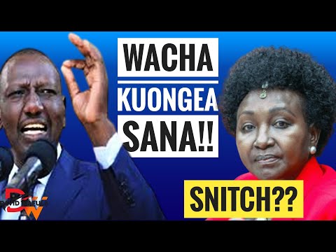 GLADYS SHOLLEI ACCIDENTALLY ADMITS RUTO TOLD HER TO REMOVE GACHAGUA!!