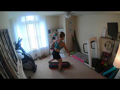 45 min beginner/intermediate step workout