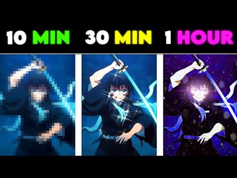 Editing Challenge✨ - 10 minutes VS 30 minutes VS 1 hour - capcut AMV challenge