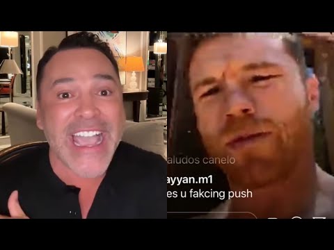 “You’ll be Remembered as a DUCK”— Oscar Dela Hoya RIPS Canelo Alvarez for avoiding David Benavidez