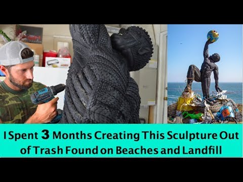 I Spent 3 Months Creating This Sculpture Out of Trash Found on Beaches and Landfills.