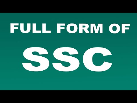 Full Form of SSC | What is SSC Full Form | SSC Abbreviation