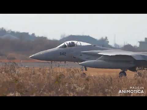 岐阜基地　2024年始動　F15  テークオフ　 3rd　2024.01.09