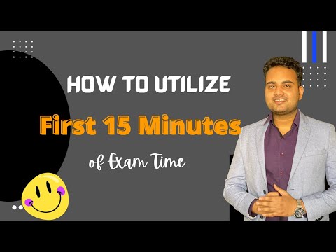 How to utilize 15 minutes of your exam paper? ca exam Nov 2022