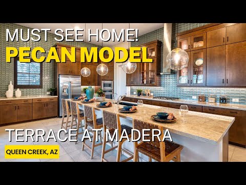 Arizona New Homes | Terrace at Madera - Queen Creek, AZ | Pecan Model Tour #newhomes