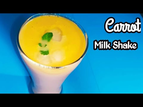 ‌క్రేజీ క్యా రెట్ మిల్క్ షేక్ 🤤||Carrrot milk shake 😍