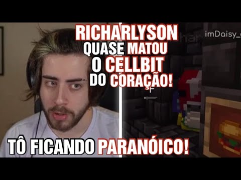 RICHARLYSON QUASE INFARTOU O CELLBIT ! QSMP MINECRAFT