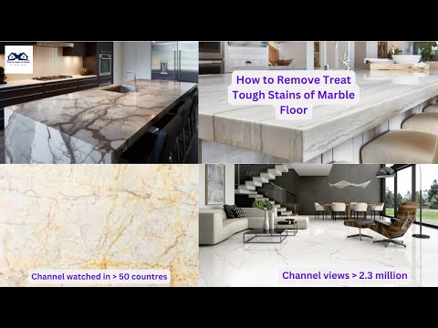 How to Remove and Treat Tough Stains of Marble Floor | How to Get Stains Out of Marble