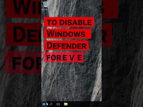How to disable Windows Defender in Windows 10 Creators Update #shorts #short #shortvideo