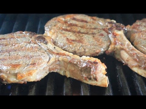 How to Dress up a Bone In Rib Eye and Grill it Medium Rare