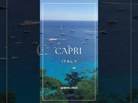 これを見ずには死ねない。美しすぎるカプリの海 Capri, Italy. So beautiful!!