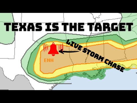 LIVE! Dallas-Ft Worth MONSTER Hail and Tornado Chase!