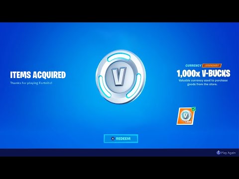 1,000 V-BUCKS EVENT NOW in FORTNITE!