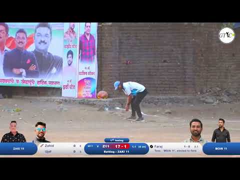 MOIN 11 VS ZAKI 11 MATCH AT  मुस्लिम प्रिमीयर लिग ( कासार वडवली ) 2024