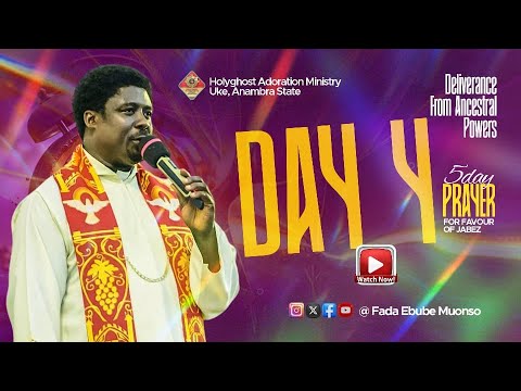 DELIVERANCE FROM ANCESTRAL POWERS (DAY 4 - 5DAYS PRAYER FOR FAVOUR OF JABEZ) | 12TH DEC. 2024.