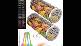 Best BBQ Rolling Grill Basket |  #amazonproductsreview