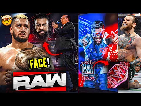 TWIST! Solo Sikoa TURNS FACE On Raw But... Paul Heyman BETRAYS Roman? | SNME 2 Poster, WWE Raw | WWE