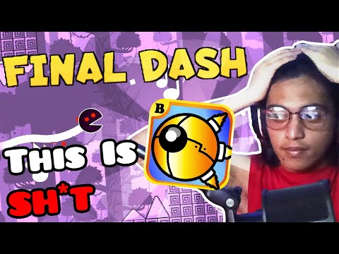 Playing a Geometry Dash Ripoff