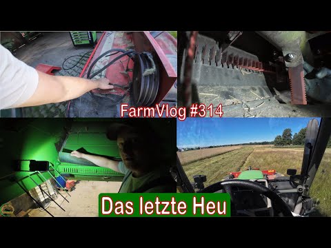 Farmvlog #314: Das letzte Heu DES GRAUEN mähen | Topliner Häcklsermesser wechseln