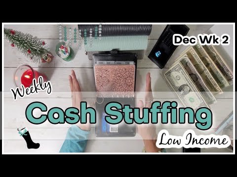 Cash Stuffing | Dec Wk 2 | New Savings Challenge | #cashstuffingsystem