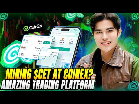 COINEX TRADING PLATFORM - MINING TOKENS + TRADING TUTORIAL