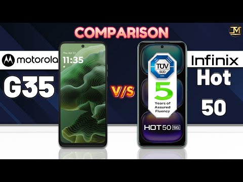 MOTOROLA g35 vs Infinix Hot 50 : Which Phone is Best❓😮