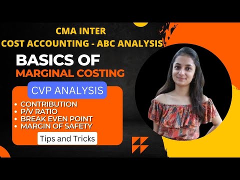 CMA INTER - ABC ANALYSIS & BAISC OF MARGINAL COSTING   || REVISION LECTURE -2 || VISION CMA || B.COM