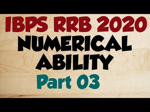 PROBLEMS BASED ON NUMBERS NUMERICAL ABILITY- PART 03