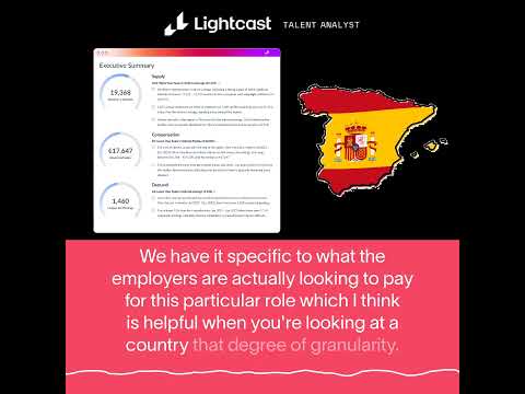 Lightcast Talent Analyst: Spain Takeaways