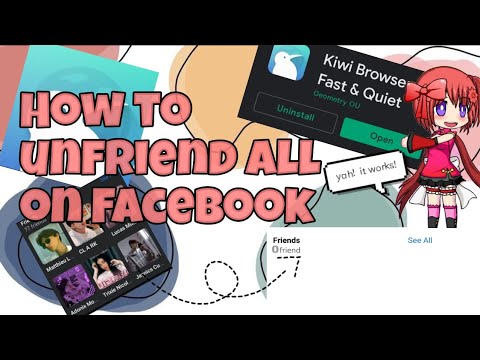 How to Unfriend all on Facebook