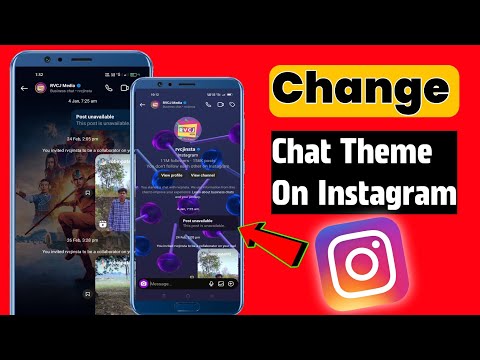 how to change instagram chat theme || how to change instagram chat colour