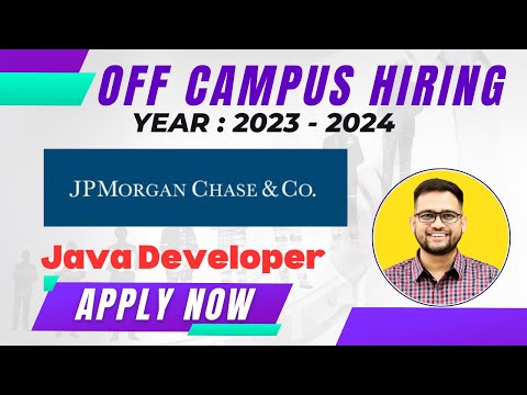 JP Morgan off-campus hiring 2023 | JP Morgan hiring for freshers | Oracle 2023 #JP Morgan