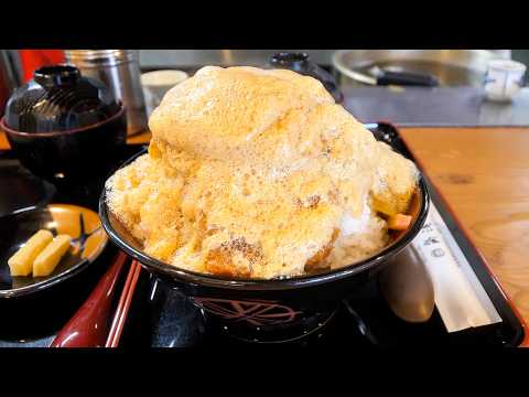 The Ultimate Big Katsudon! The Incredibly Popular Udon & Rice Bowl Restaurant in Japan!