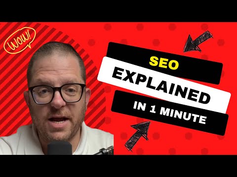 SEO explained in 1 minute