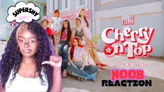 K-POP NOOB FIRST TIME REACTING TO BINI CHERRY ON TOP MV | NICOLEBOOJIE