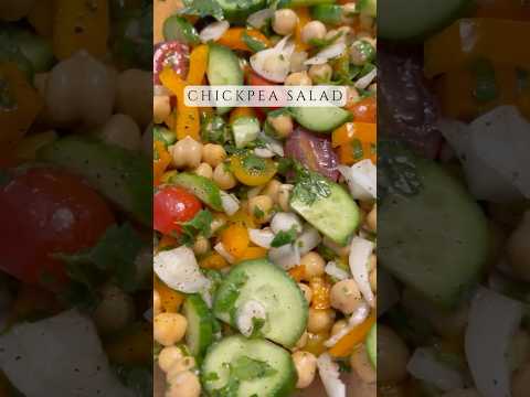 Knarik's SECRET Holiday Chickpea Salad Recipe in 1 Minute! #shorts