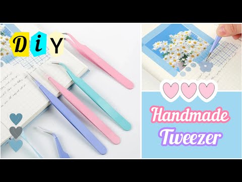 How to make Tweezers at home / Handmade tweezers /Journal supplies