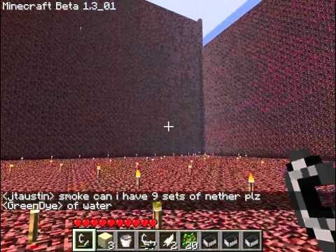 Minecraft Multiplayer Let's Create a Nether Episode 2