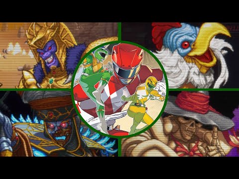 Mighty Morphin Power Rangers: Rita's Rewind - ALL BOSS FIGHTS & BOSS STAGES