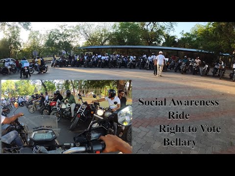 Social Awareness Ride | Right to Vote | Bellary | Dg vlogz