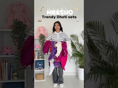 #meeshofinds Dhoti Kurta Set Haul 🦢🪷✨ #shorts #viral #meesho #meeshohaul #dhotistyle #kurta #fyp