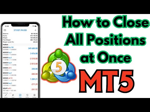 How to Close All Positions At Once on MT5 |