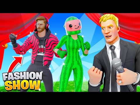 I joined a Fortnite Fashion Show as PEWDIEPIE & COCOMELON!