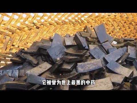 原来字墨的同根兄弟药墨，不仅可以服用还是最黑的中药