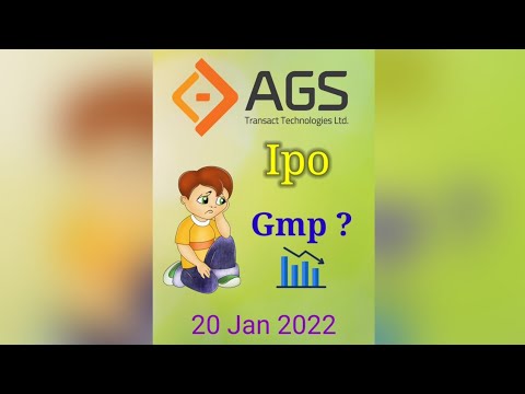 Ags ipo gmp || AGS Transact Technologies ipo || #greymarketpremium #ipo #listinggains #stockmarket